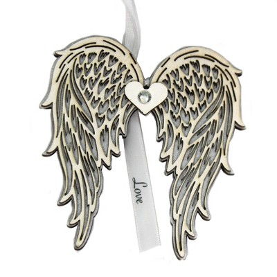 4.0 Inch Love Wing Angel Support Comfort Tree Ornaments : Target