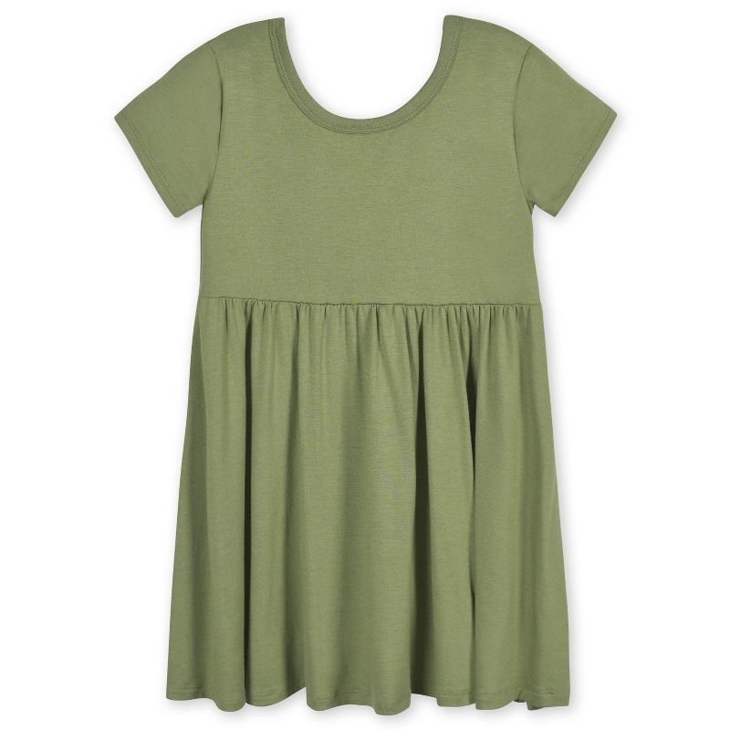 Gerber Toddler Girls' Short Sleeve Twirl Dress, 1 of 13