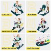 Kinder King 5-in-1 Baby Walker with Music & Lights, Activity Center for Toddler, Adjustable Height, Safety Bumper - 2 of 4