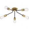 Quoizel Lighting Latitude 5 - Light Flush Mount in  Western Bronze - 4 of 4