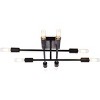 Elegant Lighting Script 8 lights black flush mount - 3 of 4