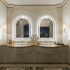 Apmir Super Bright 192 LEDs/m LED Lighted Anti-Fog Tempered Glass Arched Bathroom/Vanity Mirror with ETL & 3-Year Warranty - 4 of 4