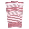 T-fal Dual Terry Stripe Kitchen Towel  2 Piece Set - 2 of 4