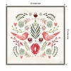 Amanti Art Festive Season III by Dina June Canvas Wall Art Print Framed 22-in. x 22-in. - 4 of 4