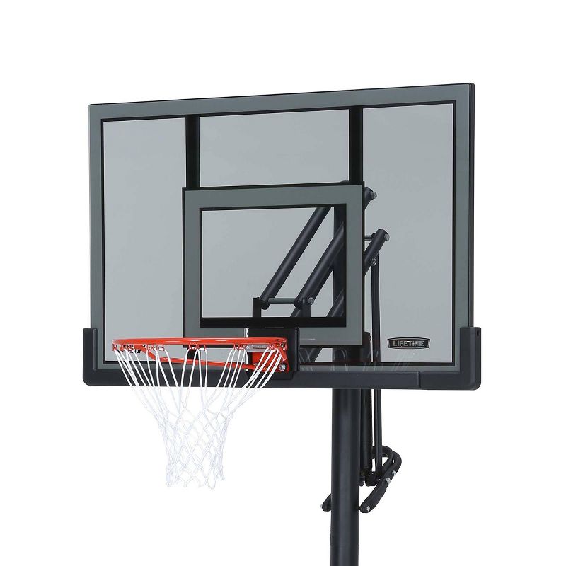 Lifetime Adjustable Portable 52&#34; Basketball Hoop - Black, 2 of 11