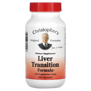 Christopher's Original Formulas Liver Transition Formula, 450 mg, 100 Vegetarian Caps - 1 of 2