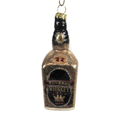 Holiday Ornament 4.0" Bottle Of Whiskey Bourbon Drink Entertain  -  Tree Ornaments