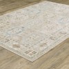 Captiv8e Designs Clara Textural Distressed Traditional Beige/Blue Rug - 2 of 4