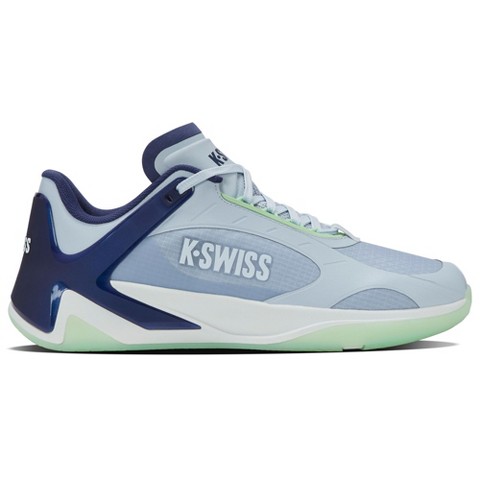 K-Swiss Men's K-Frame Pickleball Performance Shoe. (Artic Ice/Oceana/Patina Green, 9.5)