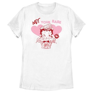Women's Betty Boop Not Your Babe T-Shirt - 1 of 4