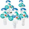 Big Dot of Happiness 3rd Birthday Roar Dinosaur - Three Rex Dino Third Birthday Party Centerpiece Sticks - Table Toppers - Set of 15 - 2 of 4