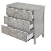 3 Drawers Dresser for Bedroom - Modern Wood Carved Chest of Drawers Cabinet, Farmhouse Wide Dressers with Drawers - 2 of 4