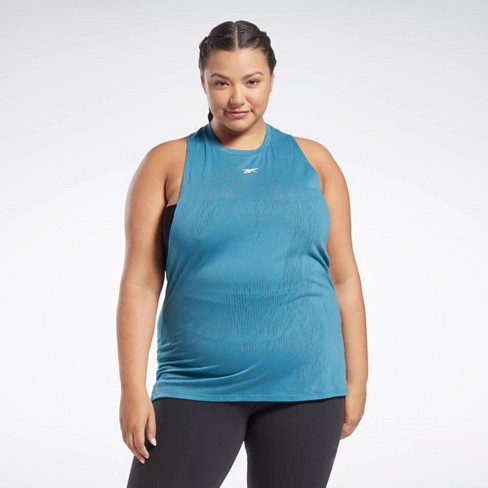 Reebok Burnout Tank Top (plus Size) Womens Athletic Tank Tops 4x Steely  Blue S23-r : Target