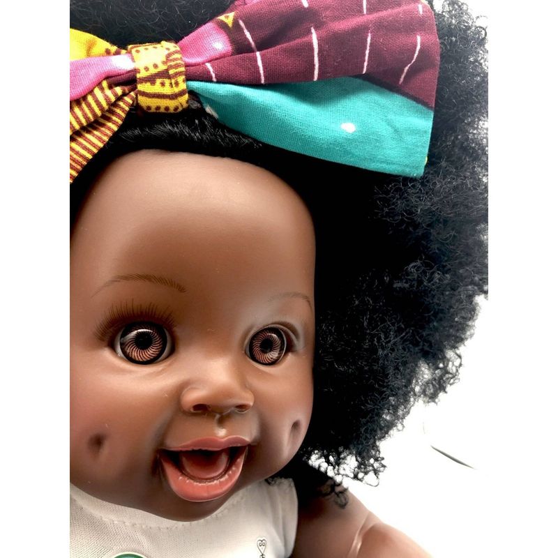 Orijin Bees Fro Love 12&#34; Baby Bee Doll - Black Hair with Brown Eyes, 2 of 7