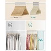 SONGMICS Baby Hangers 50 Pack, Kids Hangers for Closet, Swivel Hooks, Space-Saving Clothes Hangers, Velvet Hangers for Nursery, Non-Slip, - 4 of 4