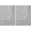 Extra Long Waterproof Post Consumer Recycled Cotton Shower Liner - Zenna Home - 3 of 4