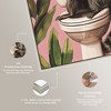 Art Remedy Raccoon Tropical Bathroom Tropical Bathroom Wall Art Framed - 4 of 4