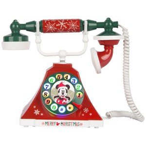 Gemmy 8.27-in Mickey Mouse Holiday Telephone with Lights Holiday Decoration - 1 of 4
