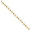 Black Bow Jewelry 6mm 14k Yellow Gold Fancy Anchor Chain Bracelet, 8.75 Inch - 2 of 4