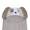 Lambs & Ivy Baby/Infant Luxury Cotton Terry Dog/Puppy Hooded Bath Towel - 3 of 4