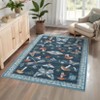 Washable Modern Printed Rug Non Slip Low Pile Rug Soft Contemporary Throw Floor Cover Foldable Indoor Carpet for Living Room Bedroom Playroom Nursery - 3 of 4