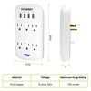 GoGreen Power (GG-16000USB4) 6 Outlet 2.4 AMP USB Wall Tap Adapter with USB Ports and Surge Protection, 735 Joules Surge Rating, White - 2 of 4