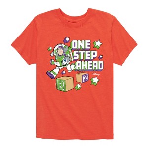 Boys' - Toy Story - Buzz Lightyear Blocks One Step Ahead Short Sleeve Graphic T-Shirt - 1 of 4