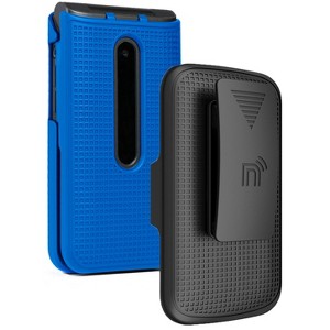 Nakedcellphone Case and Belt Clip Holster Combo for LG Classic Flip Phone - 1 of 4