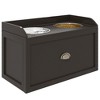 Gulches PawHut Dog Feeding Station with Storage Drawer & Elevated Bowls for Large Dogs - Coffee - 3 of 4