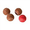 Midlee Red Nose Christmas Mini Dog Tennis Balls - 3 of 4