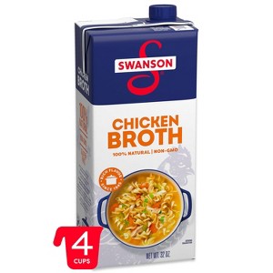 Swanson 100% Natural Gluten Free Chicken Broth - 32oz - 1 of 4