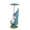 Figurine 8.75 In Rainy Day Gnome Umbrella Boots Gnome Figurines - image 2 of 3