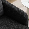 Hrinhom 31.5" W Chenille Accent Chair with Back Pillow,Modern Swivel Barrel Chair,Club Chair - 4 of 4