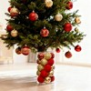 EcoSummer 25-Piece Red & Gold Christmas Ornaments Set, 2.36" Shatterproof Balls for Xmas Tree and Holiday Home D¨¦cor - 4 of 4