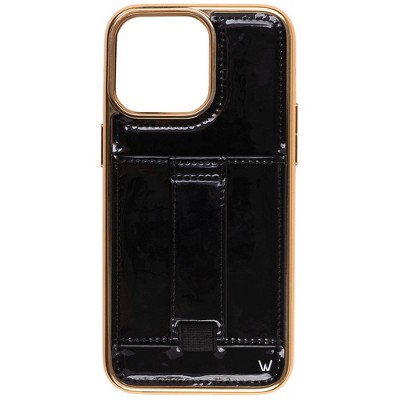 Walli Cases Gilded Onyx Phone Case with Wallet and Finger Strap