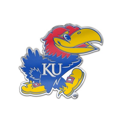 NCAA Kansas Jayhawks 3"x4" Color Auto Decal