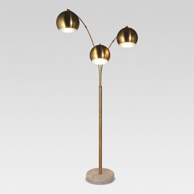 Brass Floor Lamps Standing, Brass Arc Floor Lamp Target