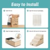 Cozy Kiss Modular Foam Pet Stairs, Portable Dog Steps for Couch and Bed with Removable Design - 4 of 4