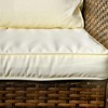 Resenkos 4 Pieces Rattan Patio Furniture Set, Outdoor Sectional Furniture, White - 4 of 4