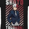 My Hero Academia Shoto Todoroki Theatre Youth Black Crew Neck Short Sleeve T-shirt - 2 of 4