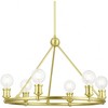 Livex Lighting Lansdale 6 - Light Chandelier in  Satin Brass - 4 of 4