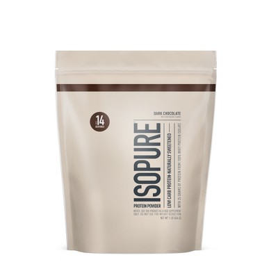 Isopure Low Carb Natural Dark Chocolate Protein Powder - 1lb