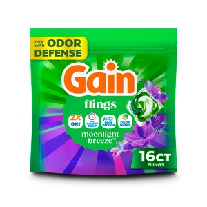 Gain Flings Moonlight Breeze Laundry Detergents - 16ct: Resealable