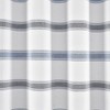72"x72" Striped Woven Textured Yarn Dyed Eco-Friendly Recycled Cotton Single Shower Curtain - Lush Décor - 3 of 4