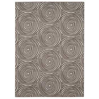 Solway Washable Outdoor Rug Ivory/Brown - Linon