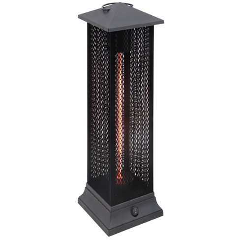 Outsunny Small Patio Heater, 1500w Electric Infrared Outdoor Heater With  Ip54 Safety Rating u0026 Tip-over Protection, Silent, Handle u0026 Burn Shield :  Target