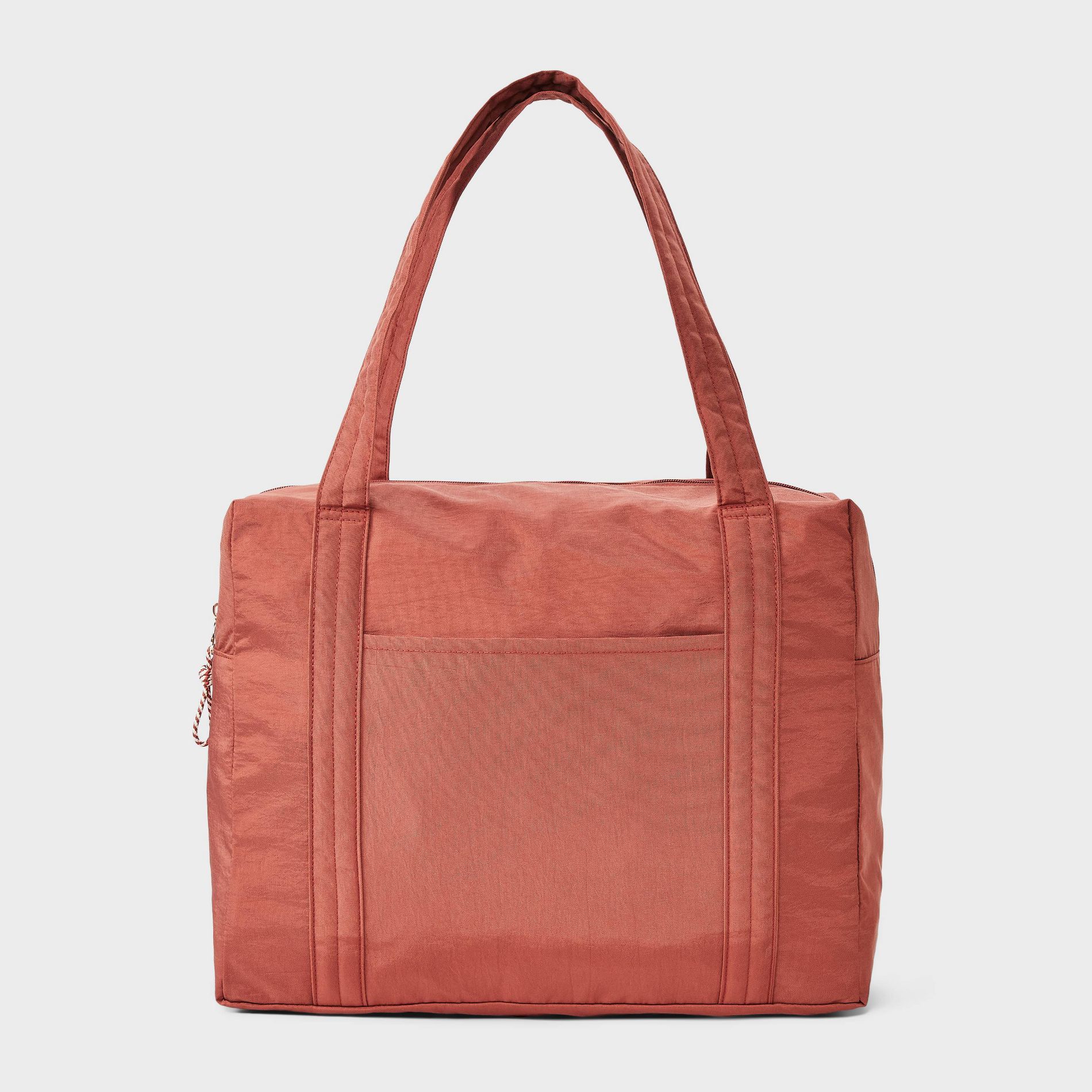 Essential Packable Weekender Duffel Bag - Universal Thread™ Cinnamon: Lightweight, Collapsible, 32L Capacity