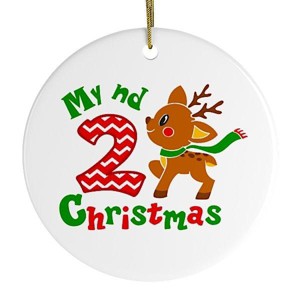 My 2nd Christmas Baby Fawn Ornament| OrnamentallyYou - 1 of 4