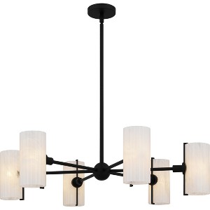 Curran 6-Light Matte Black Chandelier - 1 of 4