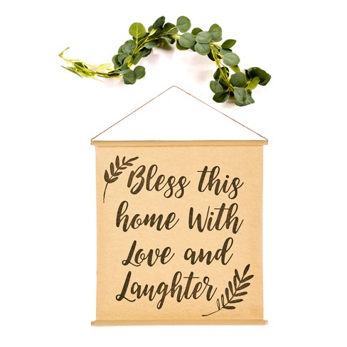 The Lakeside Collection Farmhouse Paper Scroll Wall Hangings - image 1 of 4